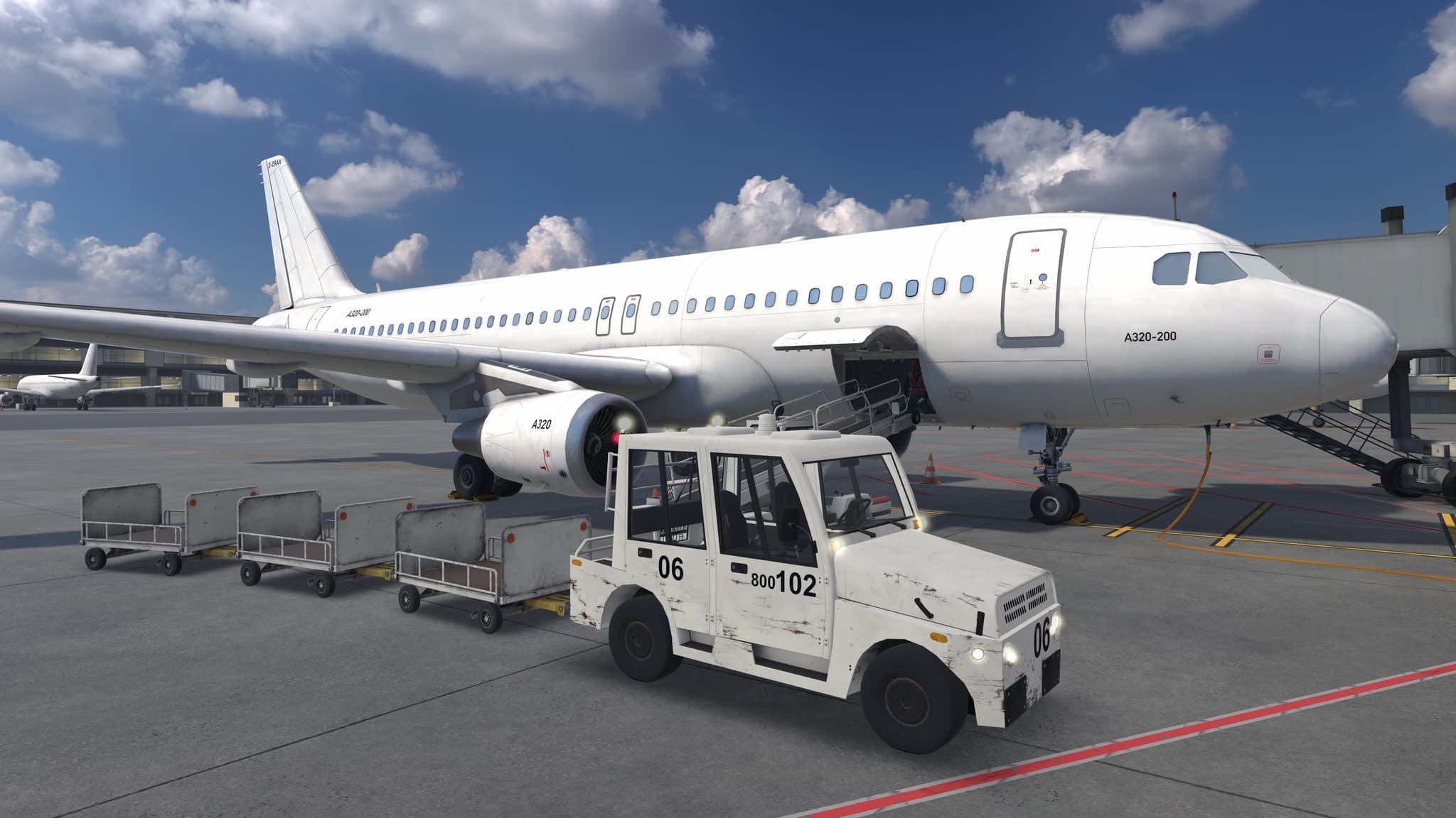 Towing Carts on the Apron